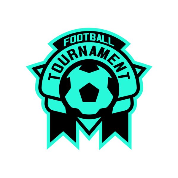 Tournament Football logo template Thumbnail