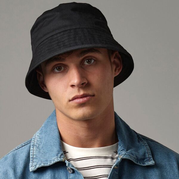 Organic cotton bucket hat. Thumbnail