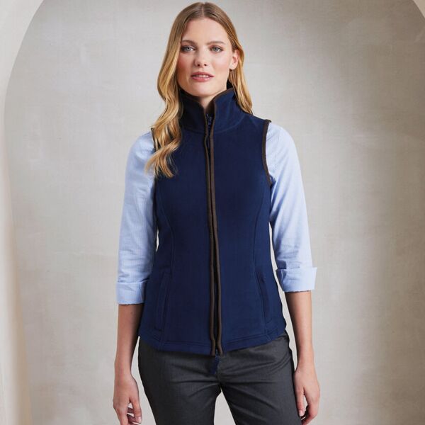 Women’s artisan fleece gilet Thumbnail