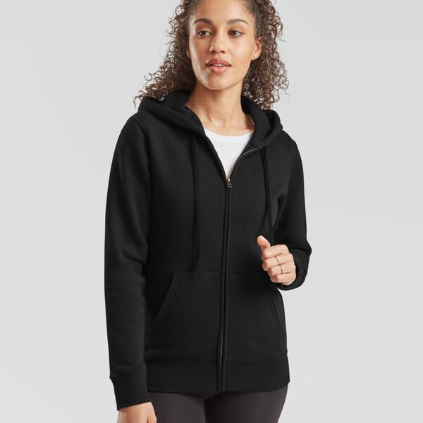  Premium 70/30 lady-fit hooded sweat jacket - PP Thumbnail